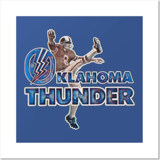 Oklahoma Thunder Football Posters and Art